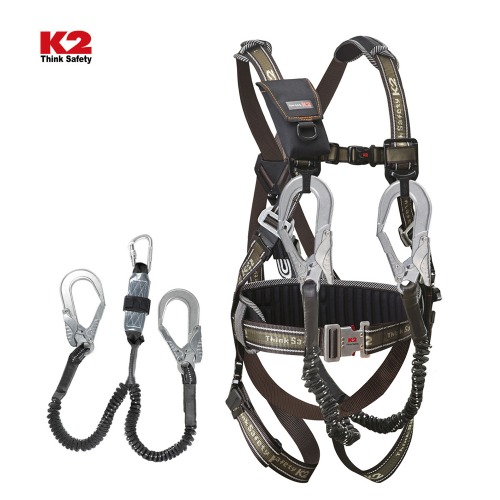 K2 전체식 안전 작업 벨트 KB-9201(Y) 브라운